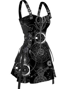Chic Lace-Up Mini Dress with Buckle Detail | Trendy Summer Fashion Dress
